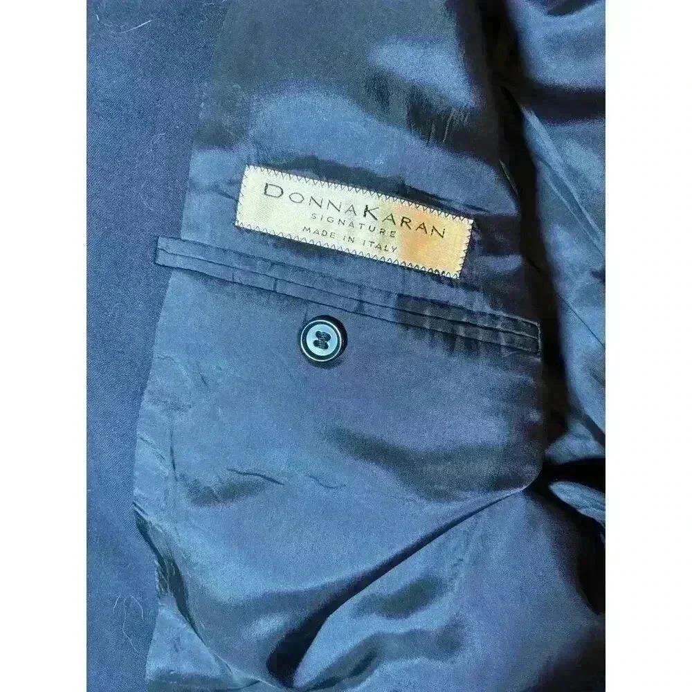 Donna Karan signature blazer made in Italy 100% wool size 44/38 mens blazer - Picture 2 of 12